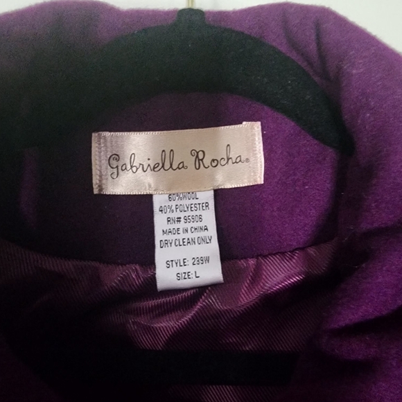 Gabriella Rocha wool blend pea coat jacket - Picture 8 of 11